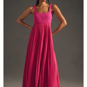 Anthropologie Mare Mare Pleated Maxi Dress